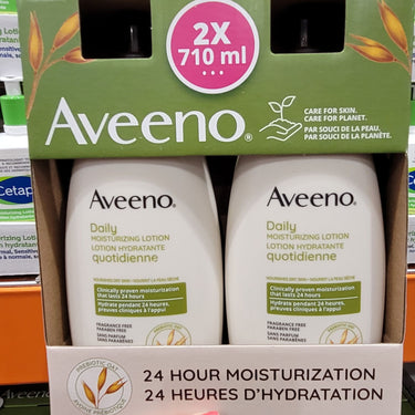 Image of Aveeno Moisturizing Lotion 2-Pack - 2 x 710 Grams